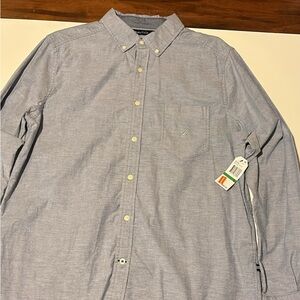 Nautica Light Blue Casual Button-Down Shirt